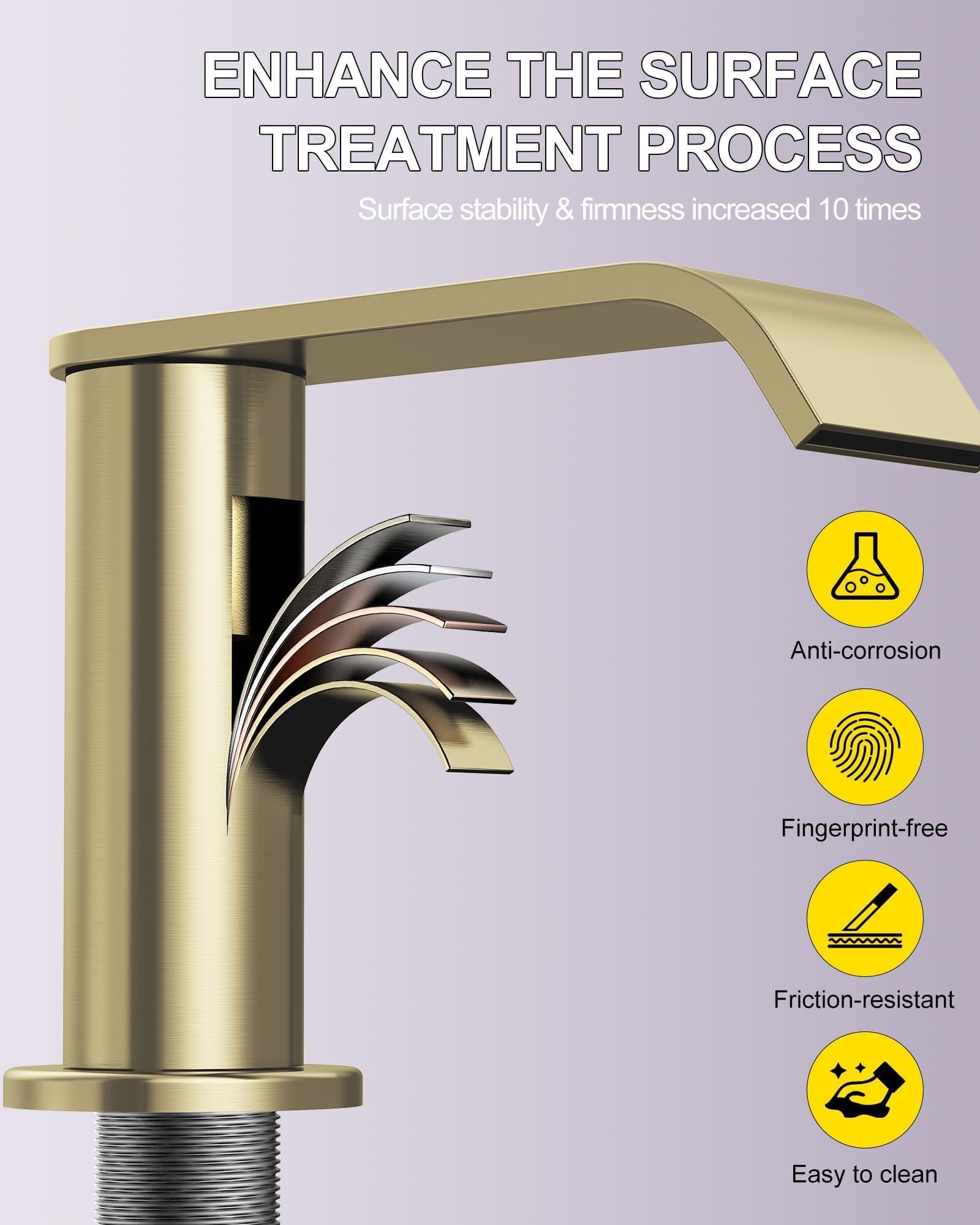 Homevacious pop-up drain integrated with the faucet.