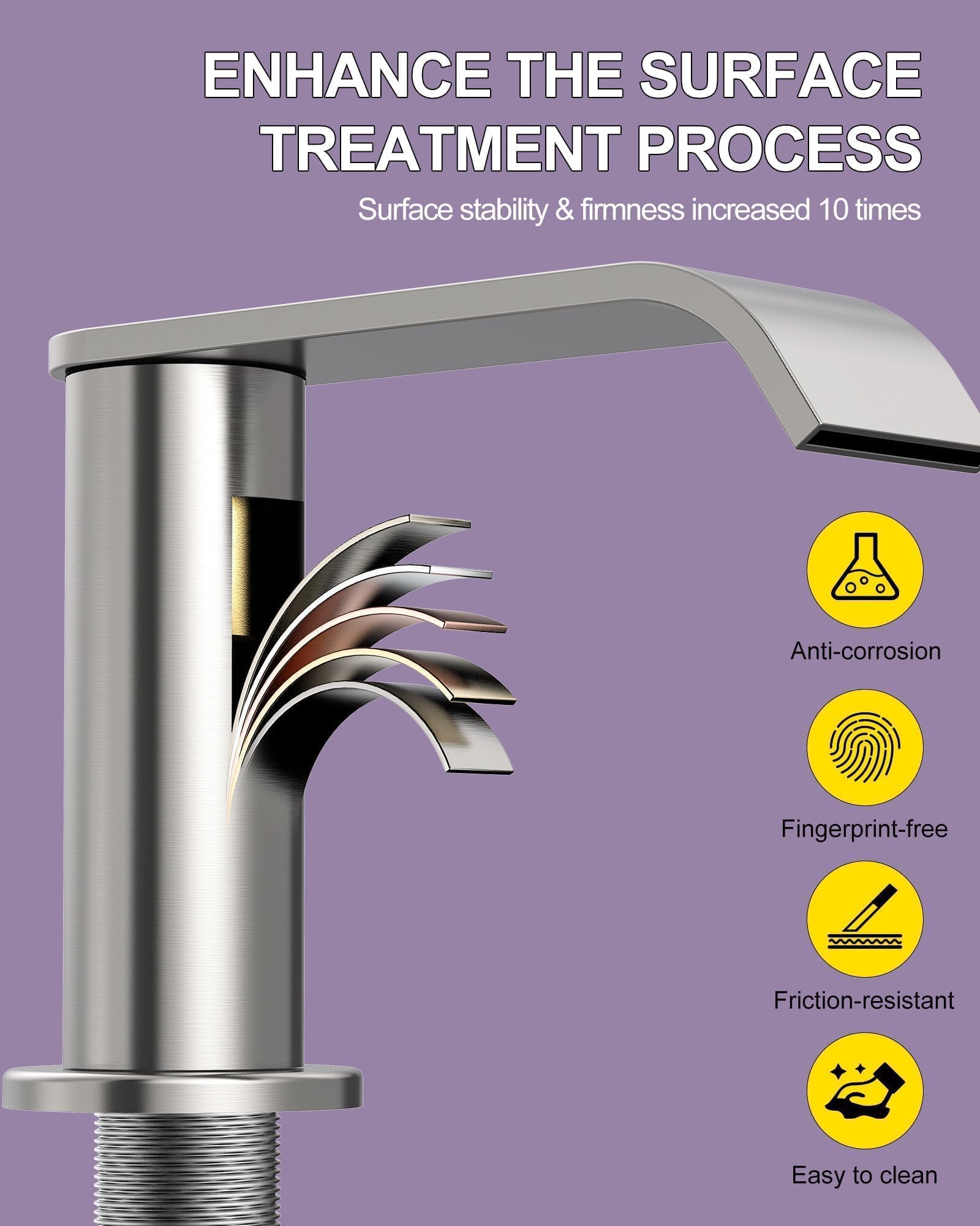 Homevacious six-to-twelve inch widespread fit for common sinks.