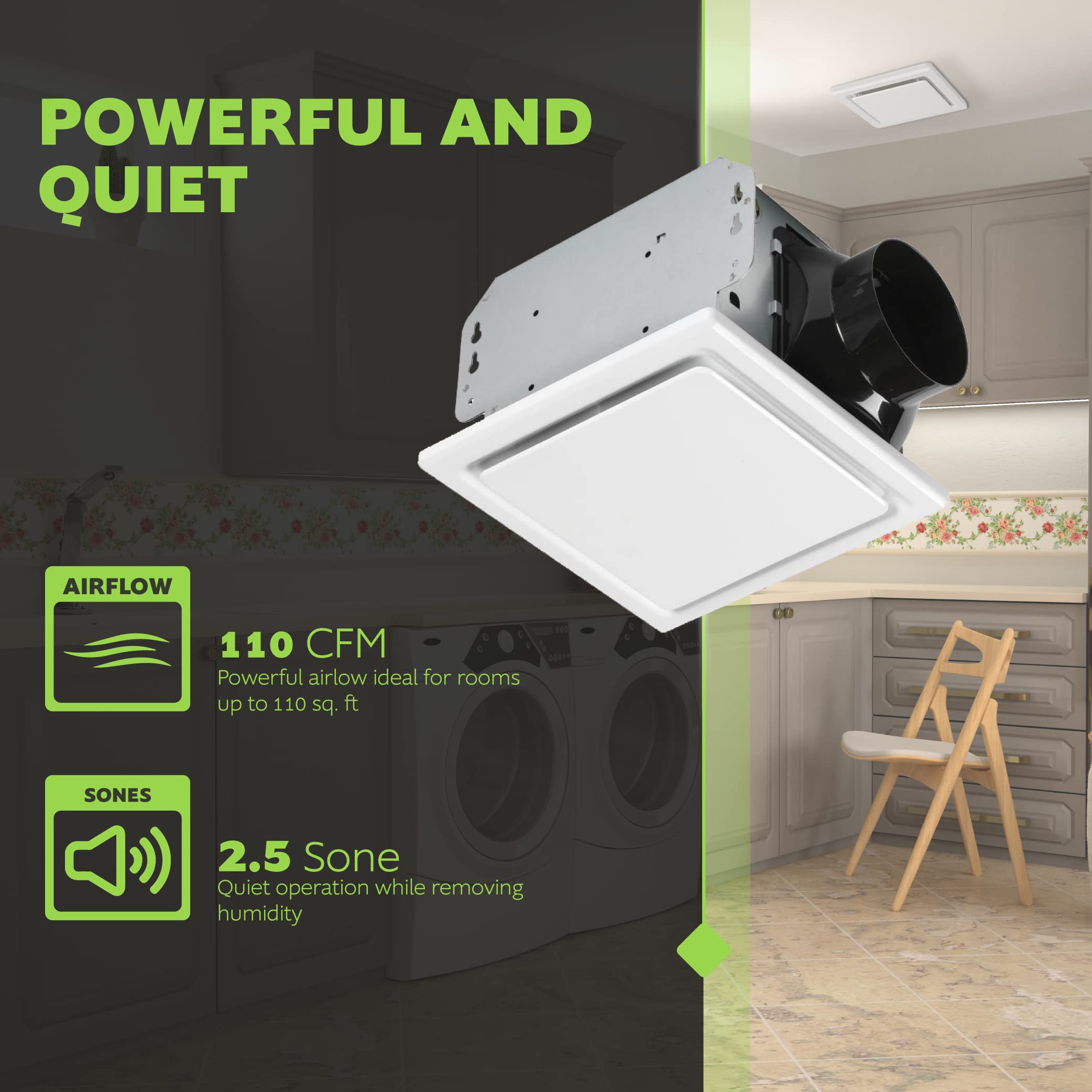 Homewerks 7140-110 Bluetooth-enabled feature demonstrates wireless control