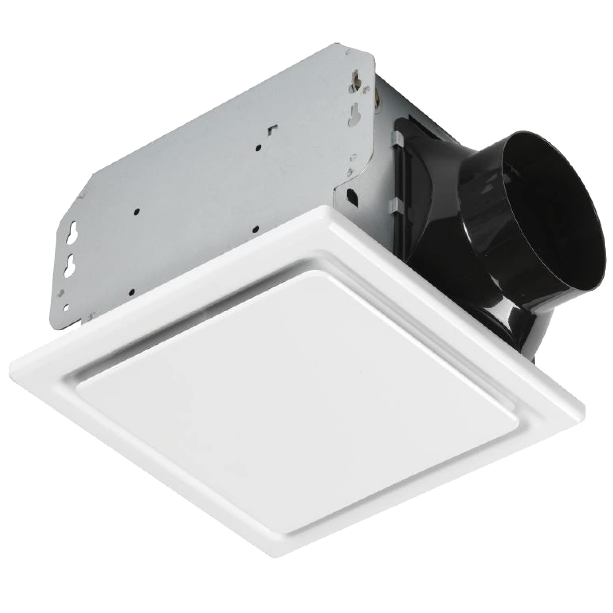 Homewerks 7140-110 ceiling mount bathroom fan showing sleek profile for ceilings