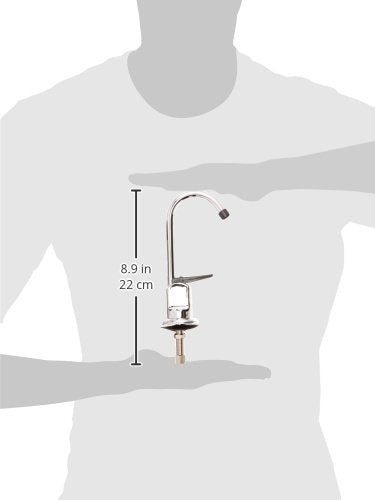 Durable brass construction close-up on Homewerks faucet
