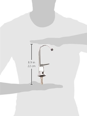 Durable brass construction close-up on Homewerks faucet