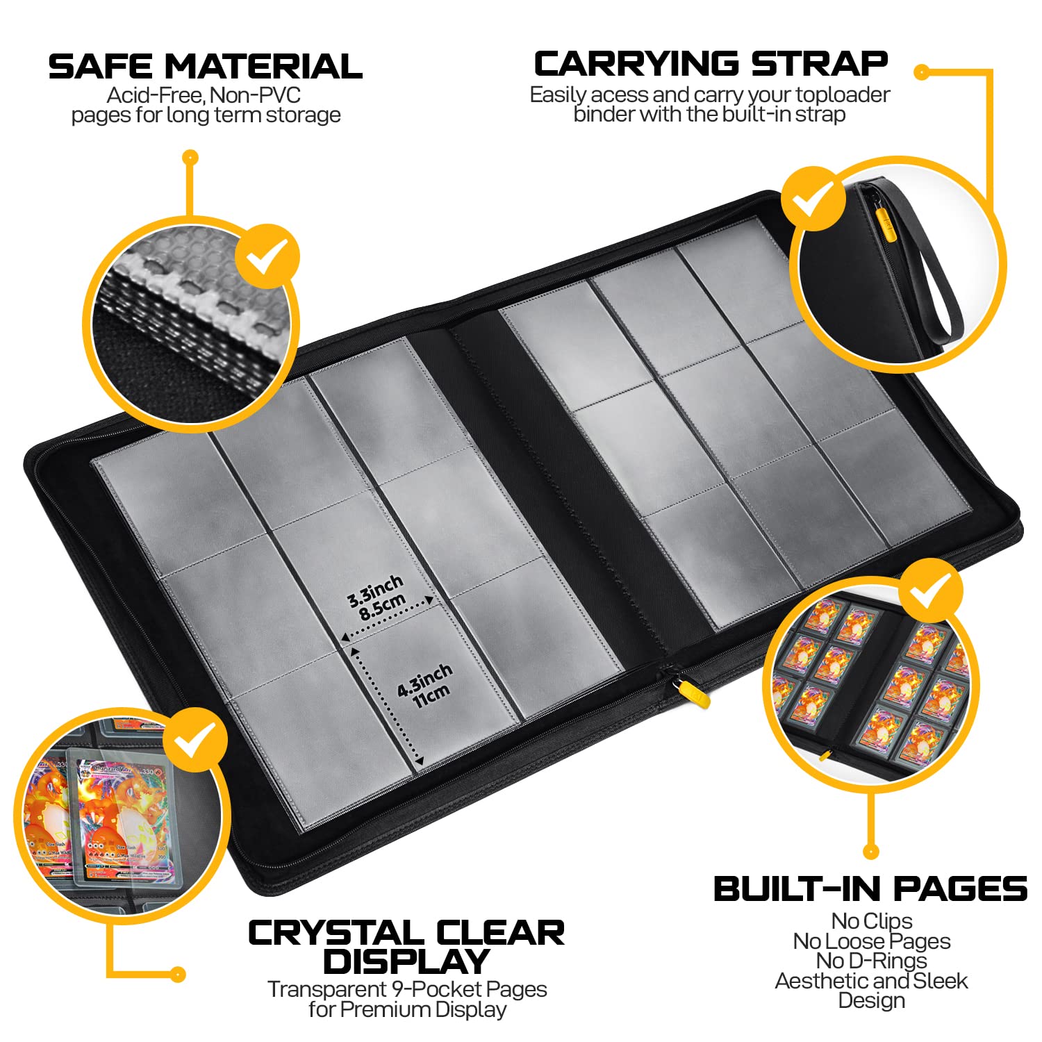 HOMEXPRO X PRO Toploader Binder protects against dust and moisture during storage