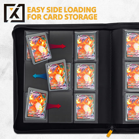 HOMEXPRO X PRO Toploader Binder includes twenty toploaders for immediate use