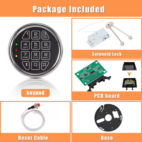 HOMEYUER digital keypad with solenoid supports precise entry control.