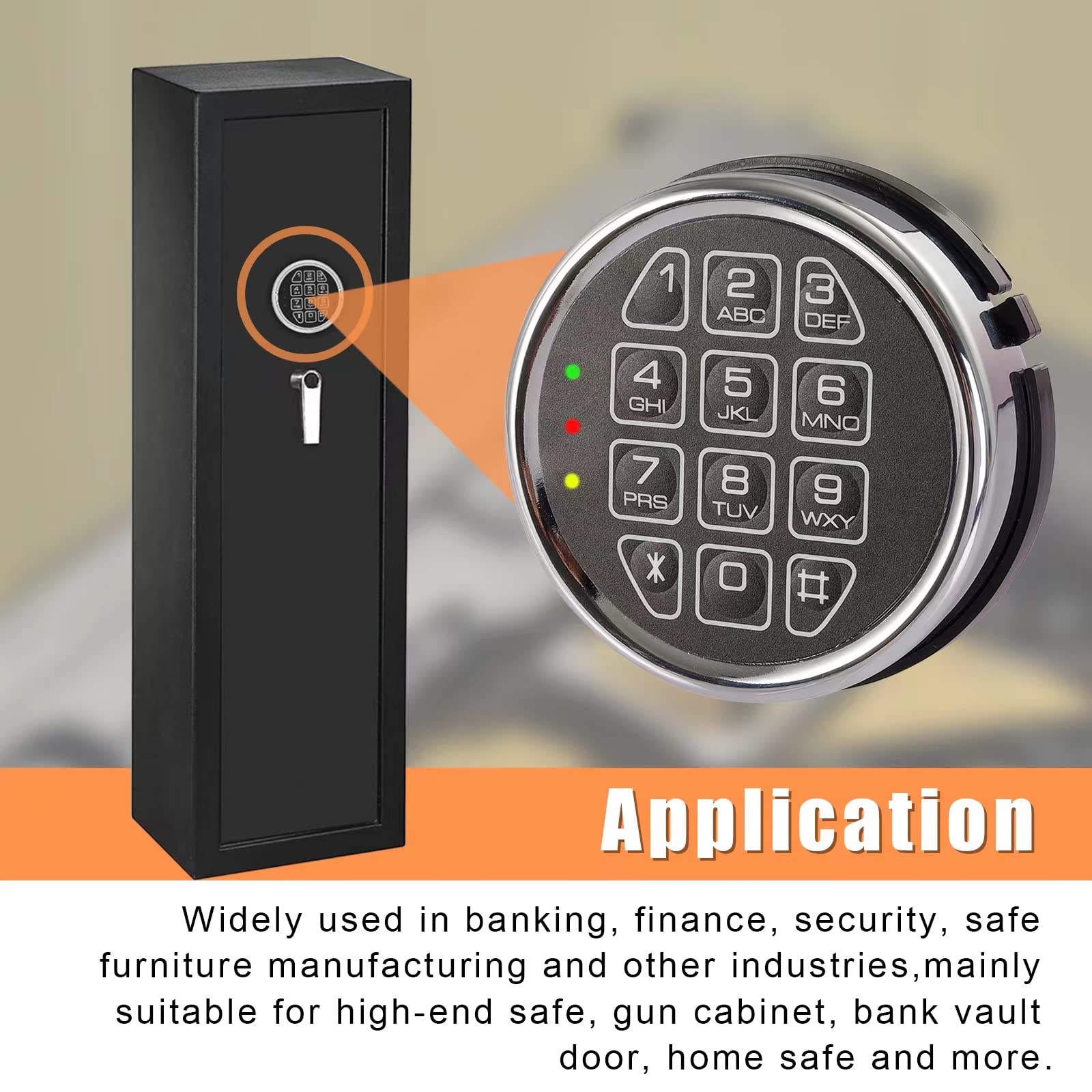 HOMEYUER locking mechanism stays quiet and fire-resistant for discreet use.