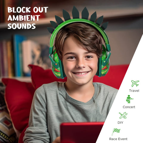Homicozy padded headband used during travel and busy environments
