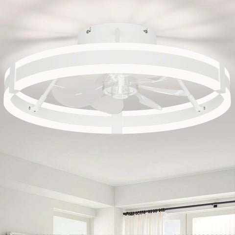 HOMIFORCE bladeless ceiling fan with remote control for easy operation