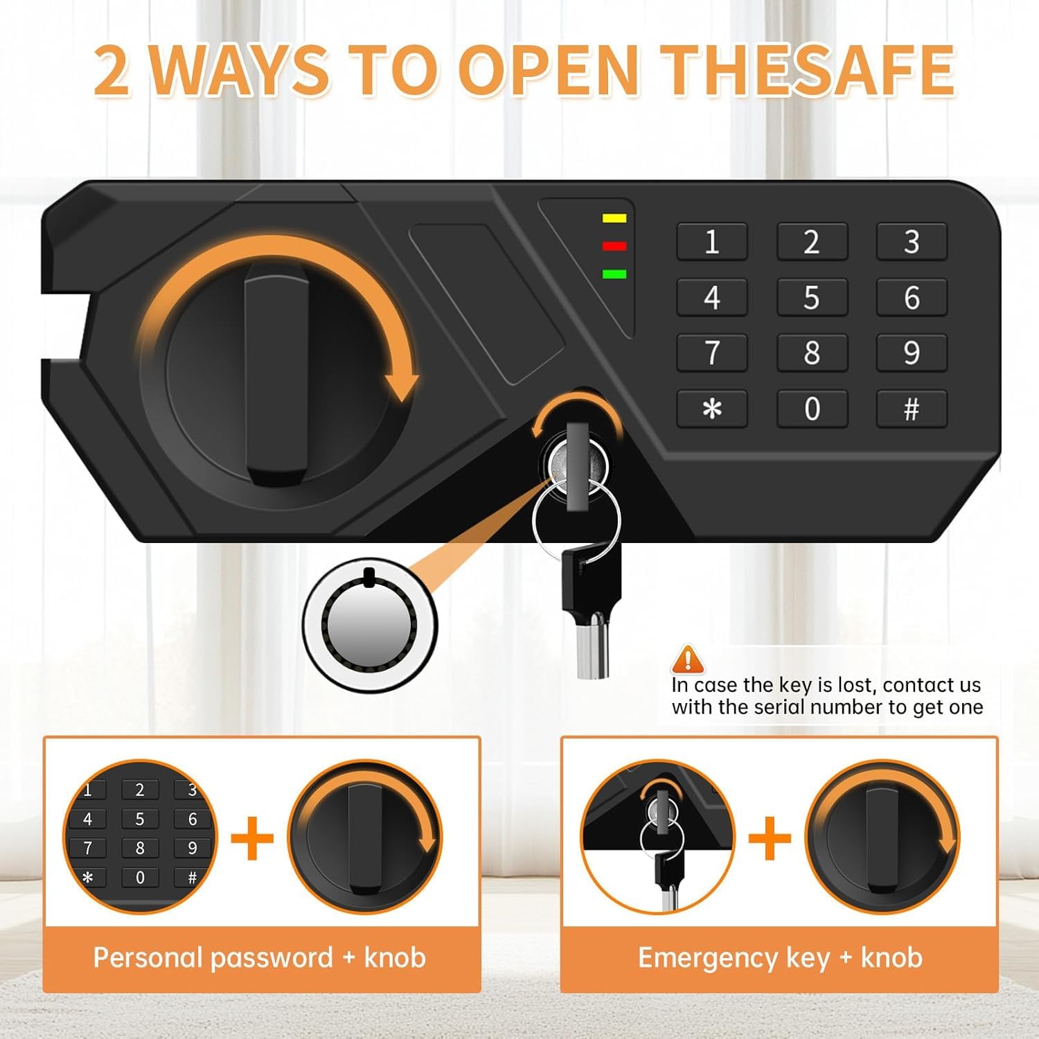 Homirxan safe pre-drilled mounting holes for anchoring.