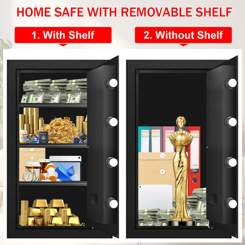 Homirxan safe anchoring kit secures to wall or floor