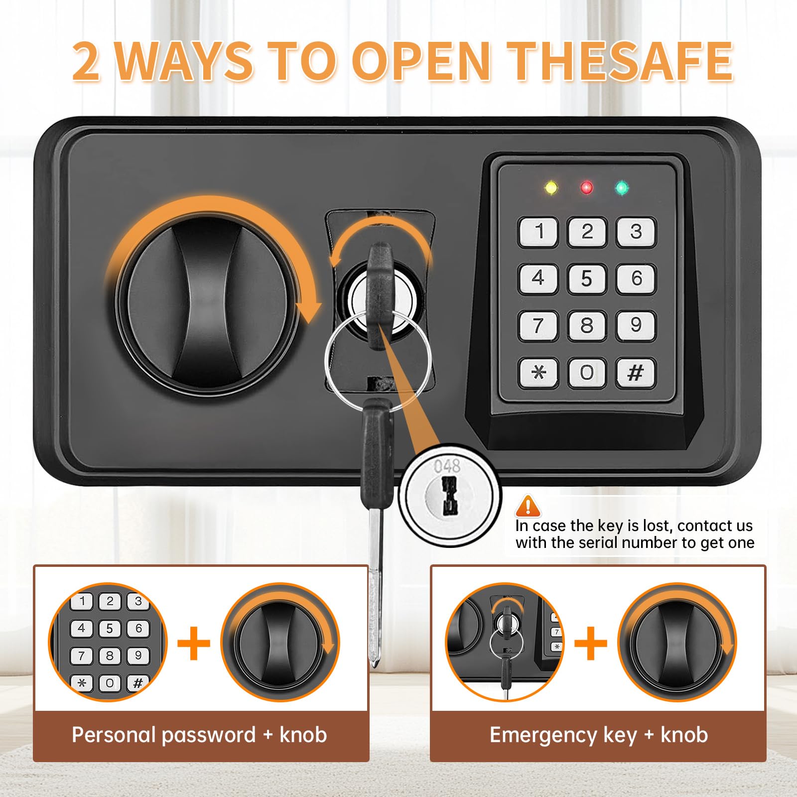 Homirxan steel construction offers pry-resistant protection against break-ins