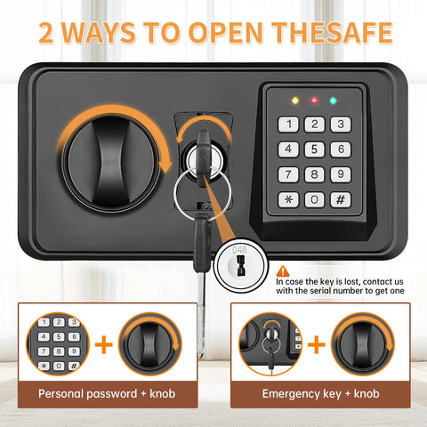 Homirxan steel construction offers pry-resistant protection against break-ins