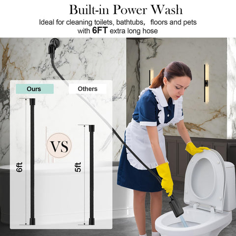 Homlord filtered shower head power wash mode offers a strong cleaning option for hard water