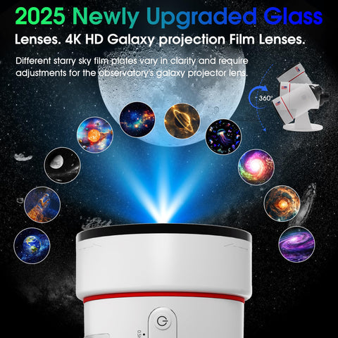 10 slides provide varied celestial scenes for personalized stargazing evenings.