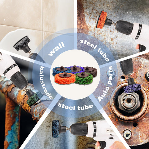HOMO FABER roll-lock holder enables quick, tool-free disc swaps.