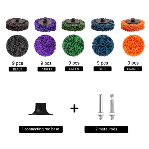 HOMO FABER blue zirconia strip disc for versatile grinding without gouging metal.