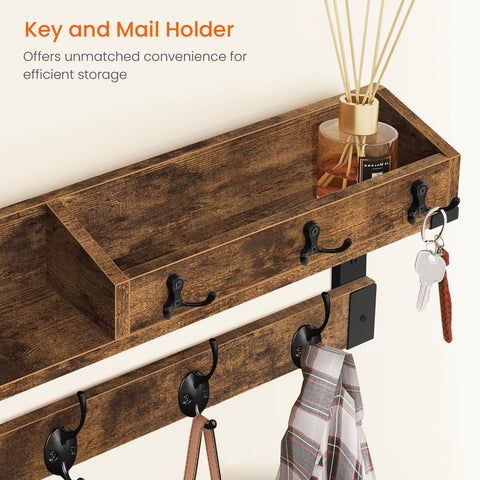 Homode rustic-brown wood detail adds classic style and accessibility.