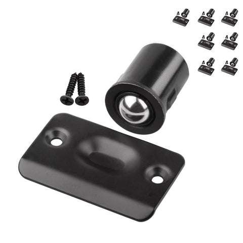HOMOTEK 8-pack drive-in ball catch concealed mechanism for secure closet doors.