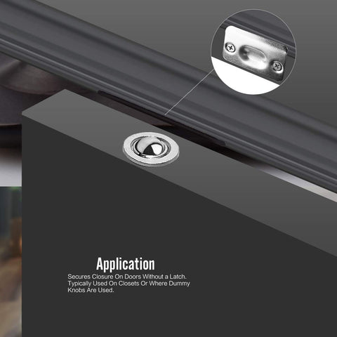 HOMOTEK die-cast drive-in ball catch delivers reliable privacy and door closure.