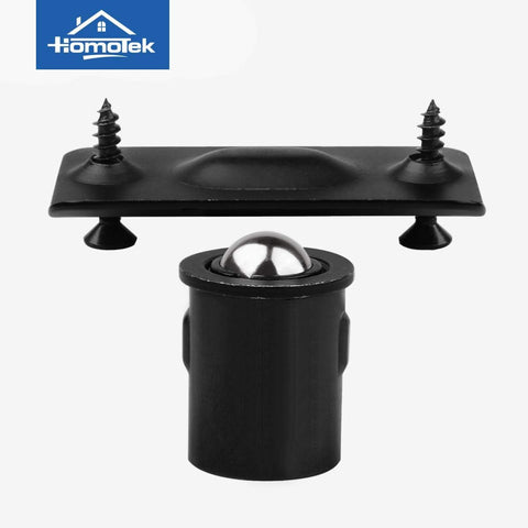 HOMOTEK steel strike plate and screws included for quick installation.