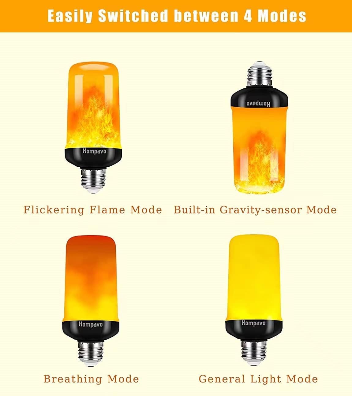 Hompavo flame bulb ideal for holiday decor and inviting spaces