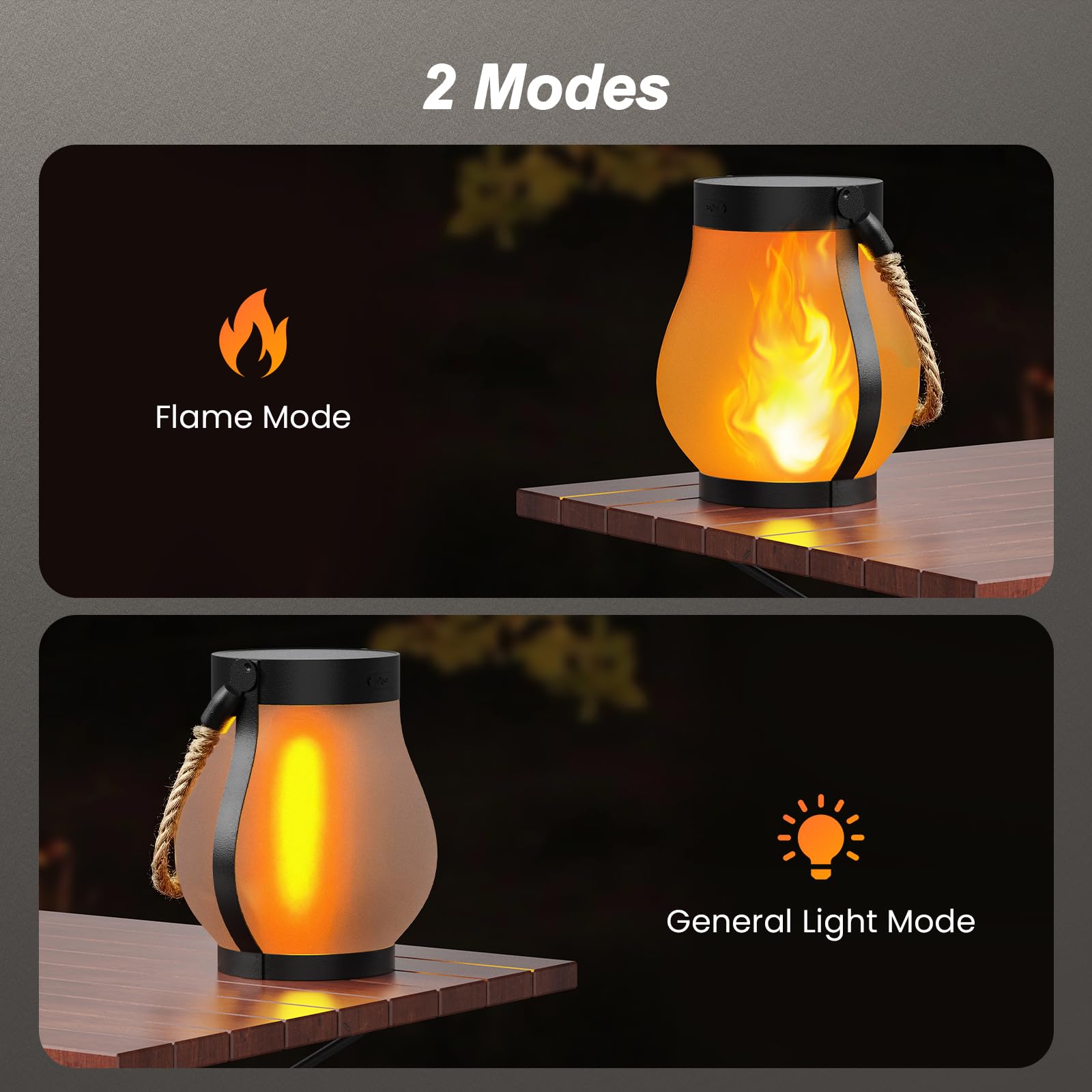 Hompavo Gen2 two-in-one hanging or table design for versatile placement.