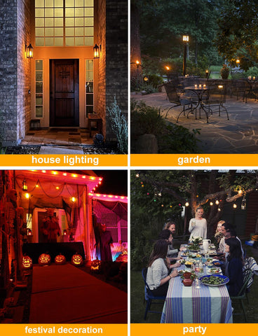 Hompavo flame bulb upside-down mode creates dynamic lighting