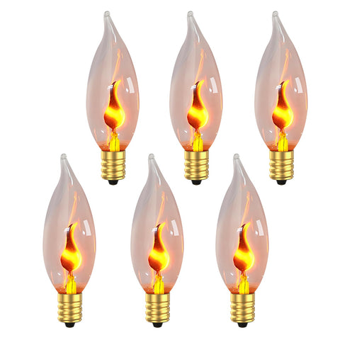 Hompavo flame bulb with dancing flame for cozy living room ambiance
