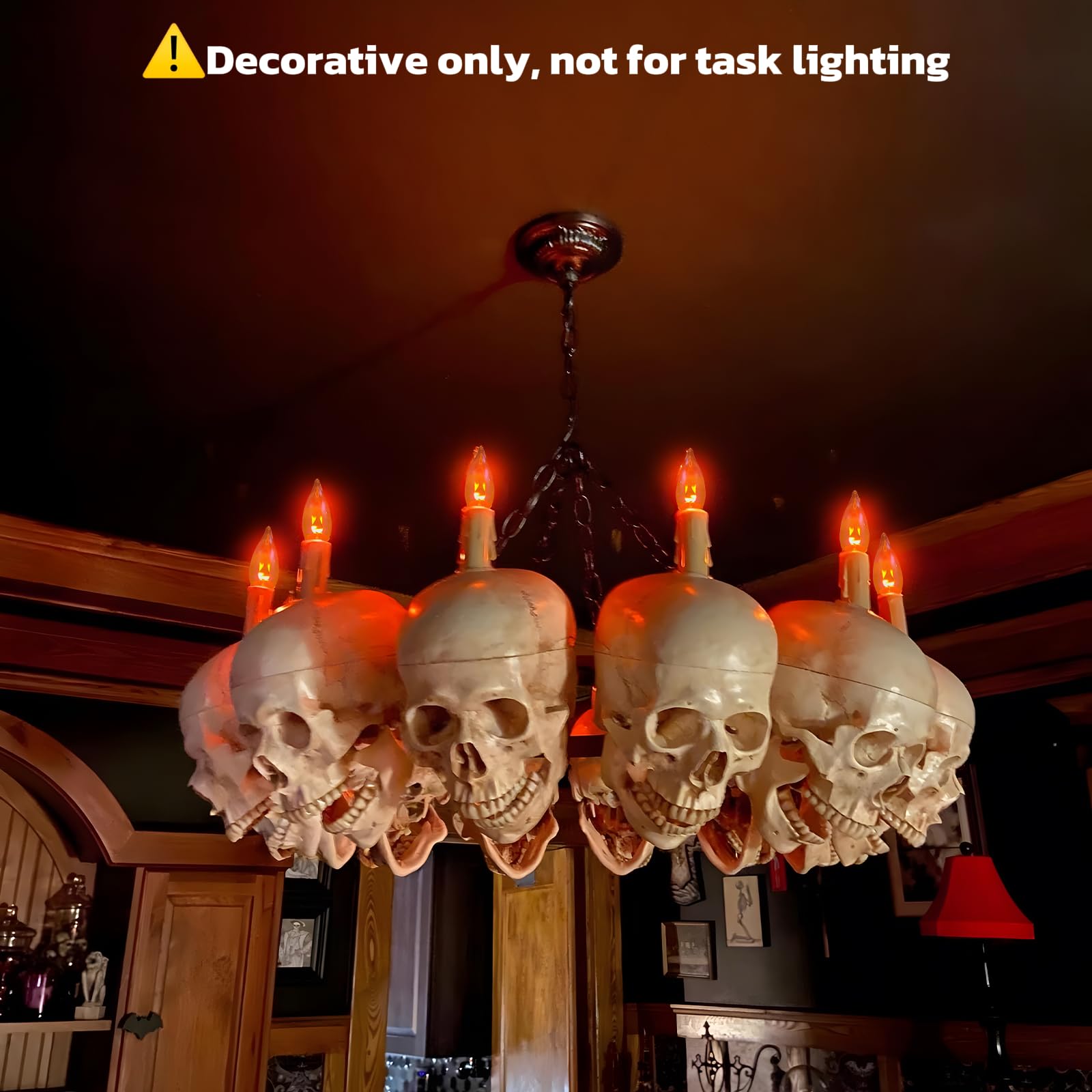 Hompavo flame bulb indoor-outdoor decor option for year-round ambiance