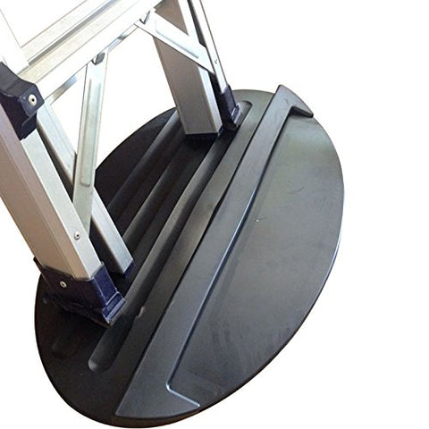 HomDSim extension ladder stop mat keeps floors protected during use.