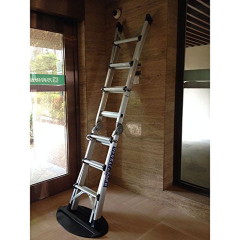 HomDSim extension ladder stop mat offers floor protection and friction on slick surfaces.