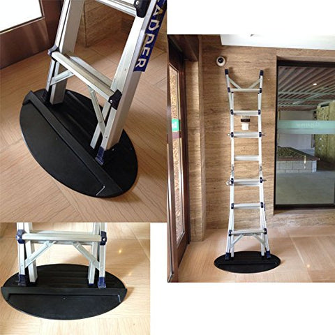 HomDSim extension ladder stop mat weighs 58oz for a steady setup.