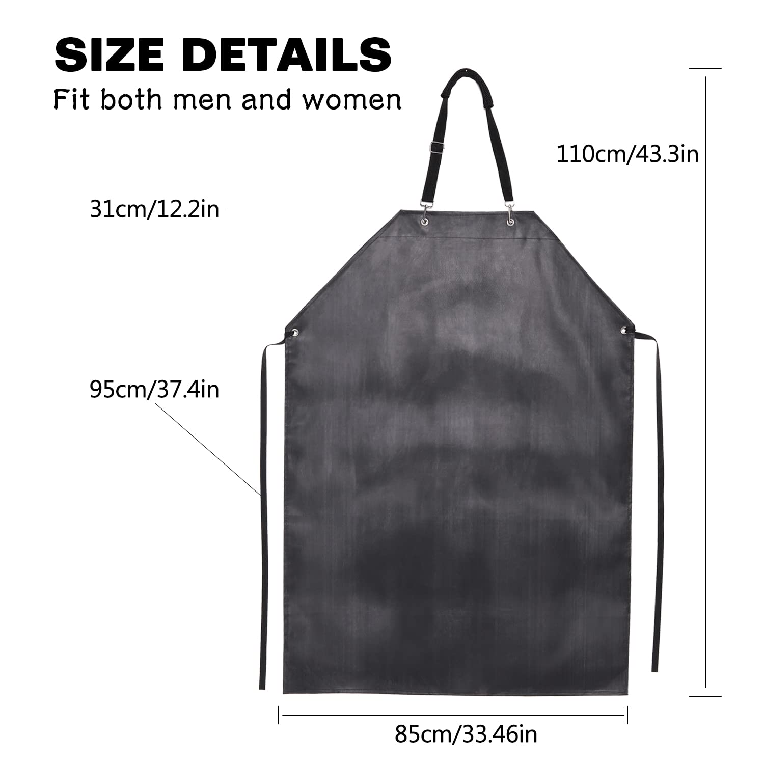 Homsolver extra-long ties help secure a snug, reliable fit for various body sizes.