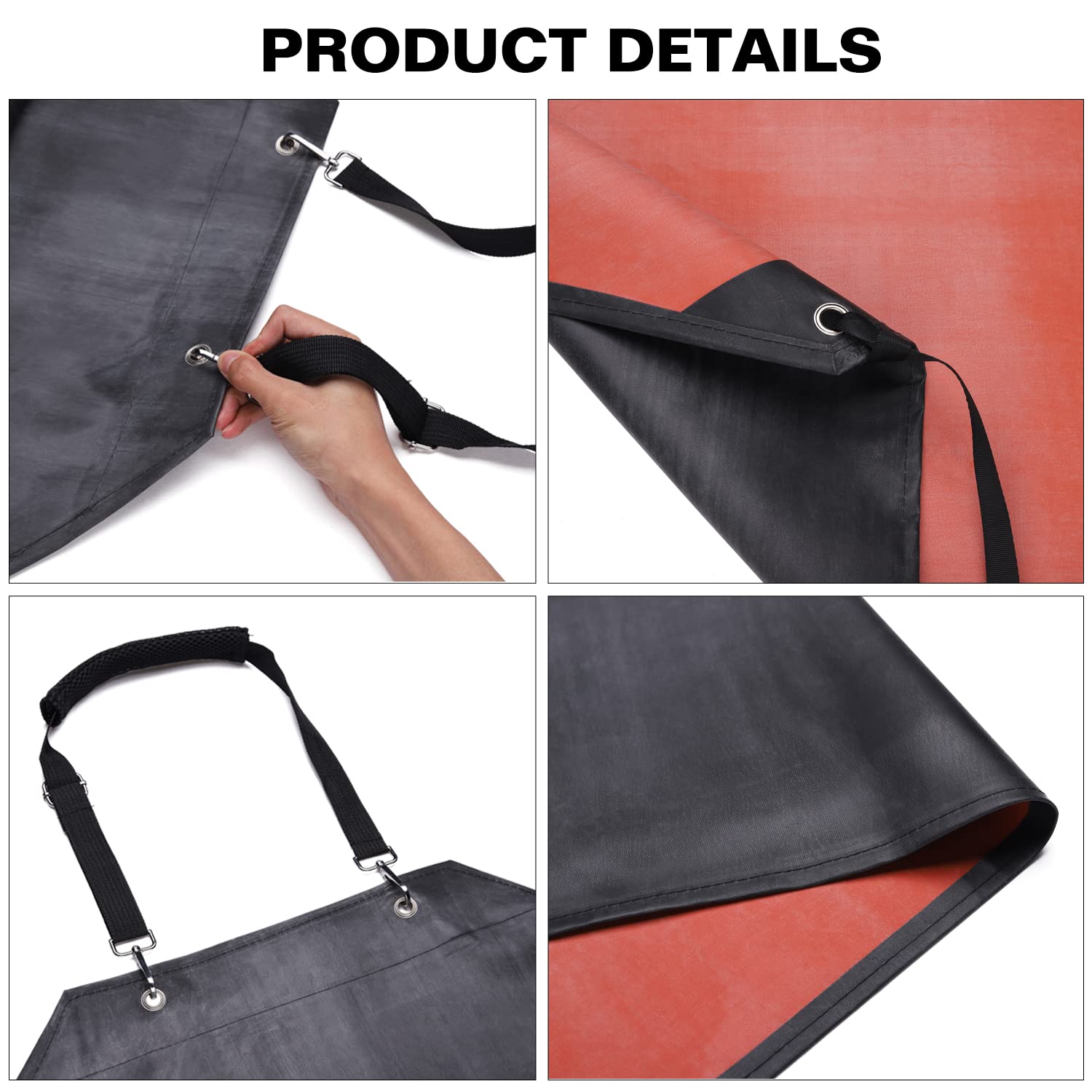 Homsolver heavy-duty apron with breathable material supports prolonged wear in demanding jobs.