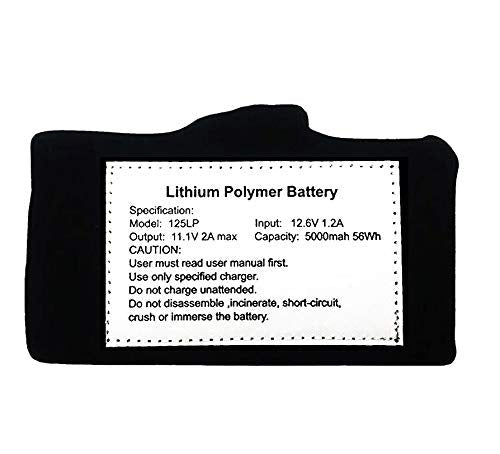 DC 5521 port battery connection showing compatibility with 12V garments