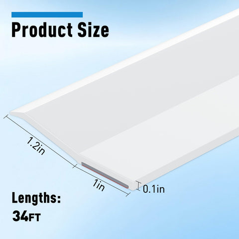 HOMWMPA side seal left provides a tighter fit against dust and wind.
