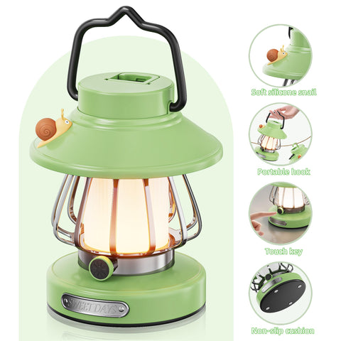 HOMY New Gear snail lamp with three colors for versatile lighting