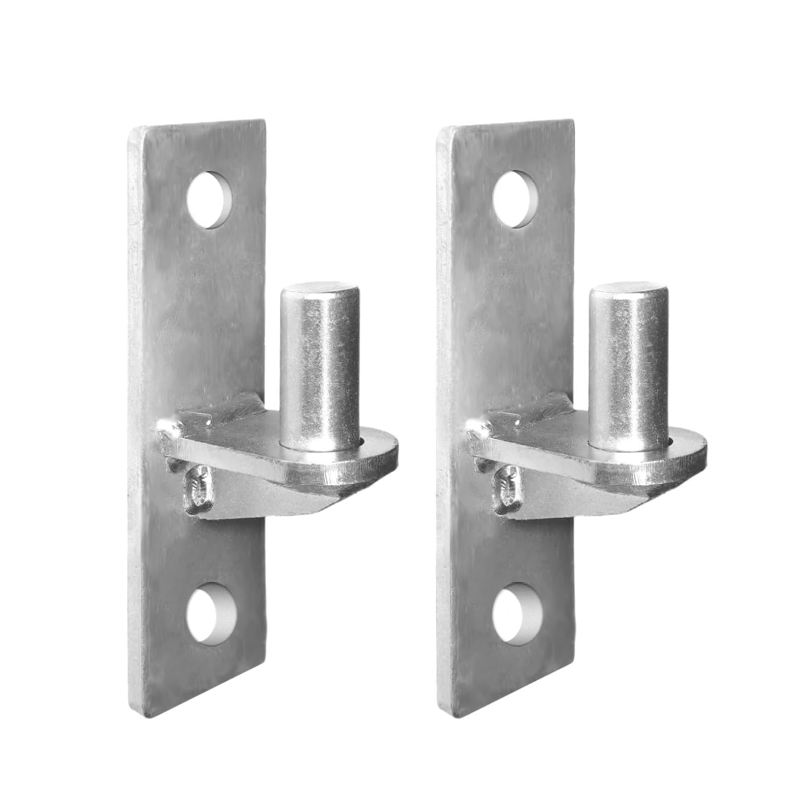 Homydom 2 pack wall mount gate hinges with galvanized finish for outdoor use