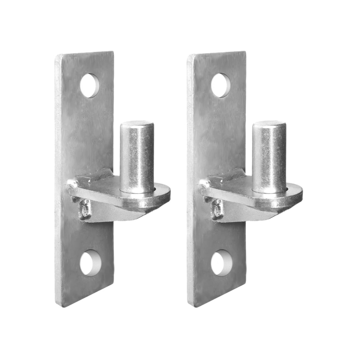 Homydom 2 pack wall mount gate hinges with galvanized finish for outdoor use