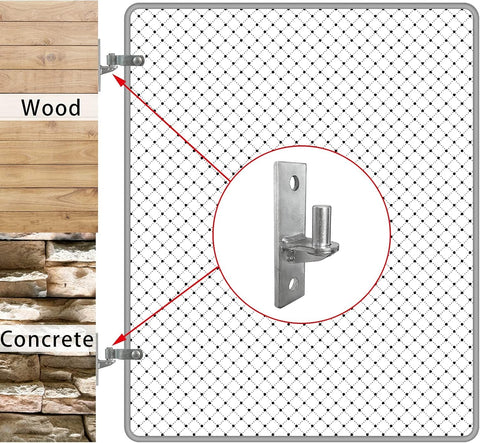 Homydom easy install hinges for quick mounting with basic screws