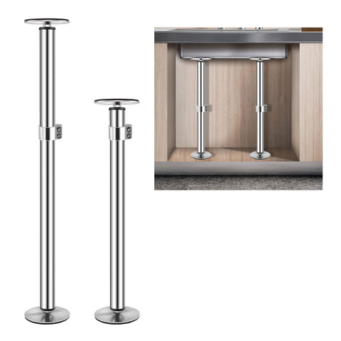 Homydom undermount sink brackets edge contact for a flush, secure sink.