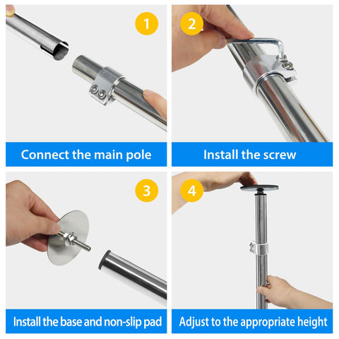 Homydom undermount sink brackets easy installation without removing the sink.