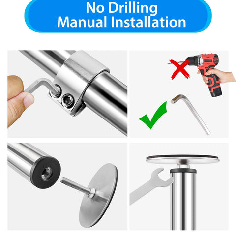 Homydom undermount sink brackets stainless steel, corrosion-resistant for kitchens and baths.