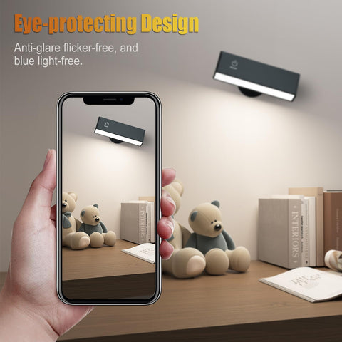 Honalia portable wall light used as a quick emergency flashlight