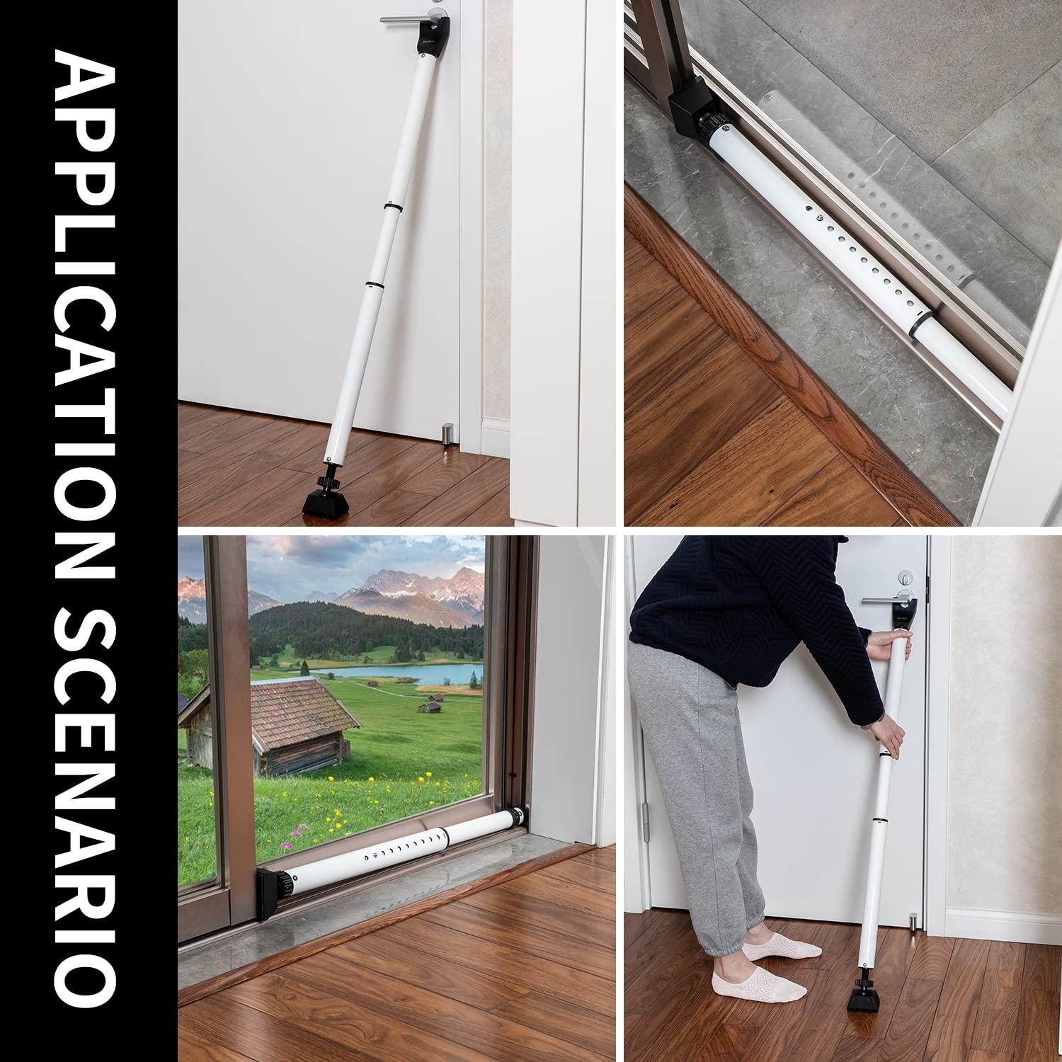 HonesaLoc compact 1-pack security bar adds portable protection anywhere.