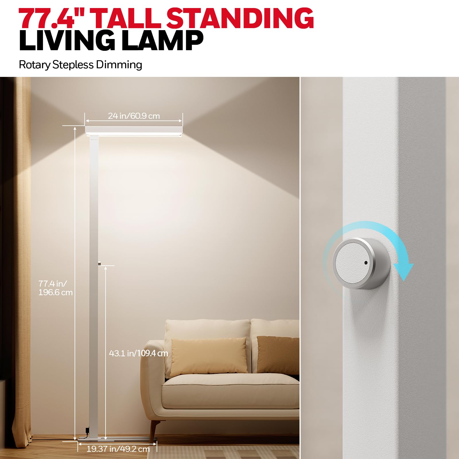 Honeywell Sunturalux 4000K natural daylight offers clear, comfortable brightness.