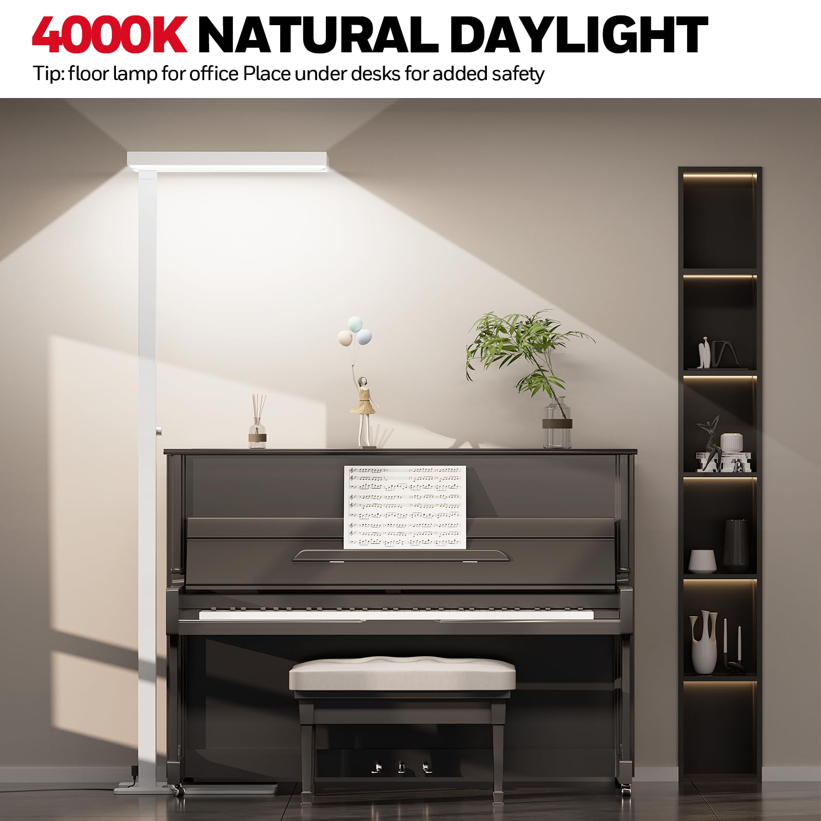 Honeywell 6000LM dimmable control enables easy brightness adjustments.