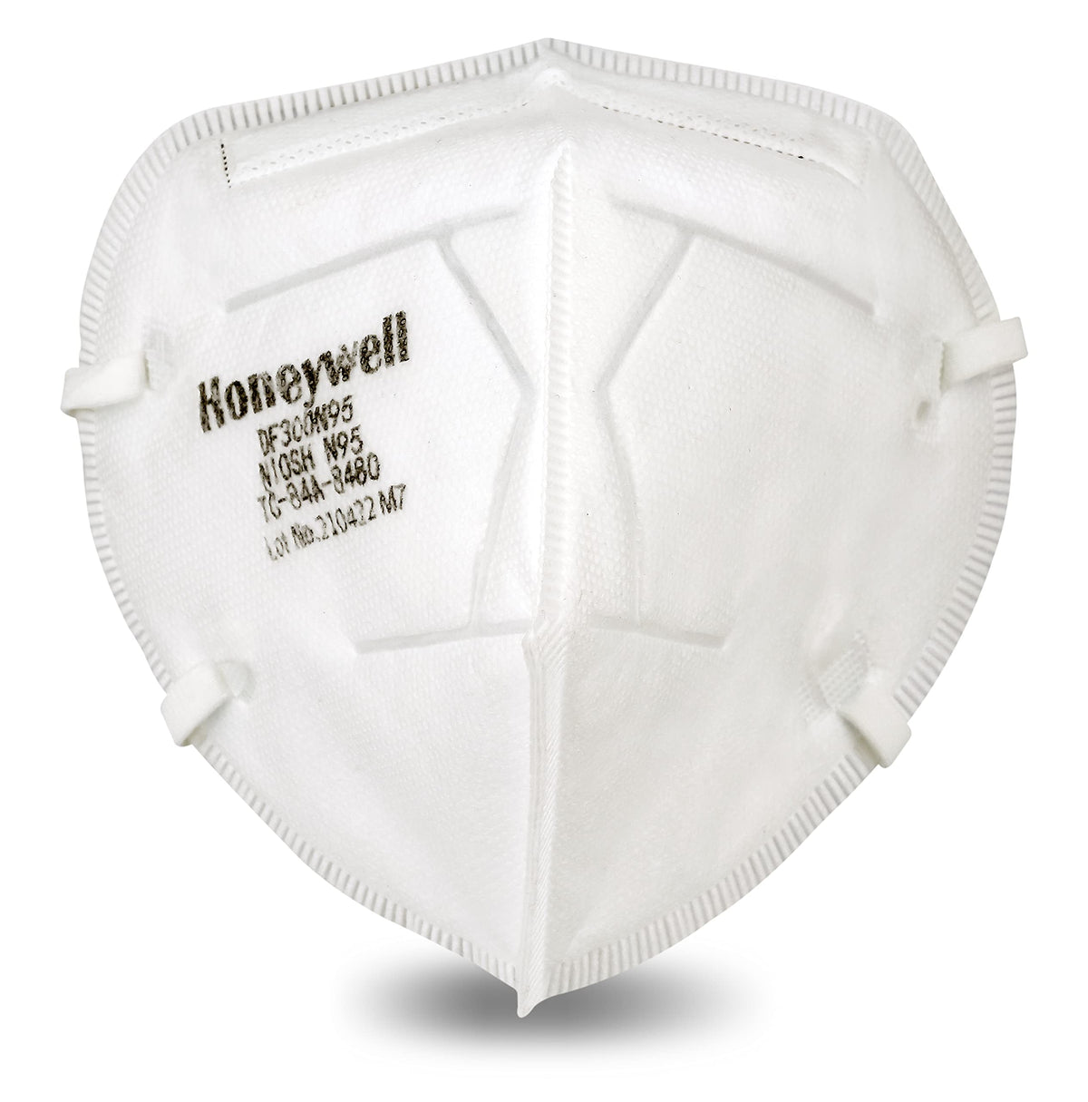 Honeywell DF300 H910P N95 flatfold respirator in box 50 for reliable particulate protection.