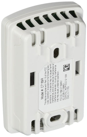 Honeywell FBA C7189R1004 wireless indoor sensor wall-mount installation view showing easy setup.