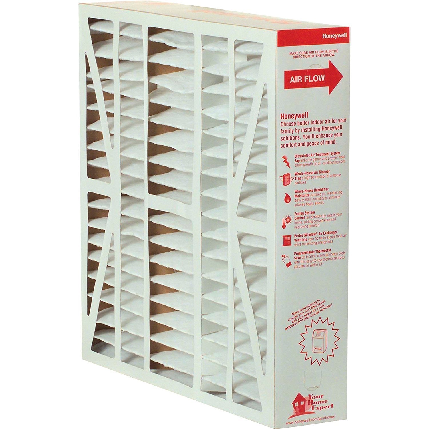 Honeywell FC100A-1003 media filter for 16x20x4 size delivers MERV 11 filtration